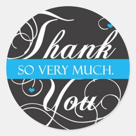 Sticker Rond Merci beaucoup maman (Devant)