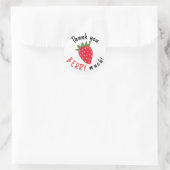 Sticker Rond Merci Berry (Sac)