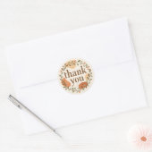 Sticker Rond Merci Boho (Enveloppe)