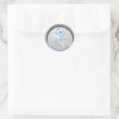 Sticker Rond *~* MERCI Boho Angel Wing Faux  Wax Seal (Sac)