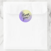Sticker rond Merci classique (Sac)