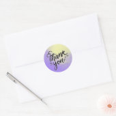 Sticker rond Merci classique (Enveloppe)