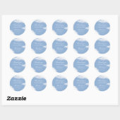 Sticker Rond Merci Cloud 9 Baby showers (Feuille)