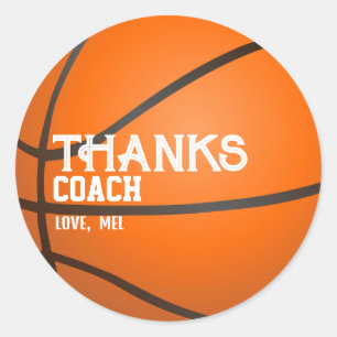 Sticker Rond Merci Coach de
