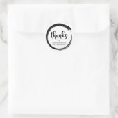 Sticker Rond Merci D'Aider Les Petites Entreprises (Sac)