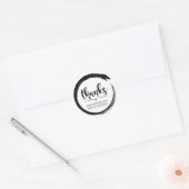 Sticker Rond Merci D'Aider Les Petites Entreprises (Enveloppe)