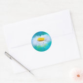 Sticker Rond Merci Daisy (Enveloppe)