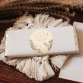 Sticker Rond Merci d'anniversaire des cerfs de forêt