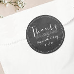 Sticker Rond Merci D'Avoir Célébré Avec Nous ! Merci mariage<br><div class="desc">Merci D'Avoir Célébré Avec Nous ! Stickers Merci mariage</div>