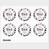 Sticker Rond merci de célébrer avec nous (Feuille)