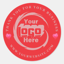 Merci De Logo Personnalisé Pour Votre Entreprise