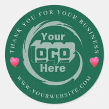 Merci De Logo Personnalisé Pour Votre Entreprise