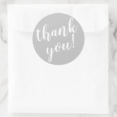 Sticker Rond Merci de script moderne simple (Sac)
