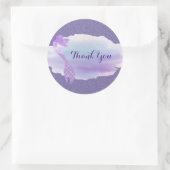 Sticker Rond Merci de sirène étiquettes, Aquarelle (Sac)