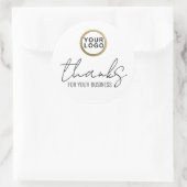 Sticker Rond Merci de votre logo (Sac)