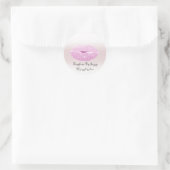 Sticker Rond Merci d'emballage de maquillage Lipgloss Parties s (Sac)