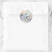 Sticker Rond merci faux parties scintillant classique collant r (Sac)