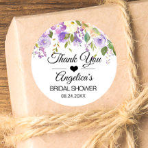 Merci Floral Lavender Lilac Mariage nuptiale