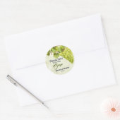 Sticker Rond Merci Fruit Raisonnable (Enveloppe)