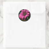 Sticker Rond Merci Gerber rose ! (Sac)