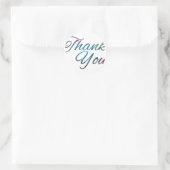 Sticker Rond Merci Images (Sac)