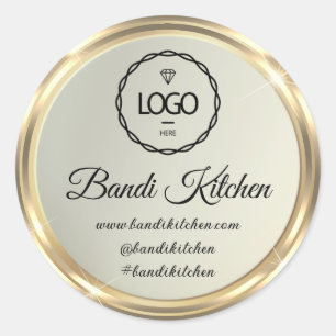 Sticker Rond Merci Logo Cuisine Cuisine Chef Boutique en ligne