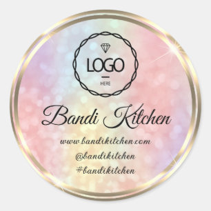 Sticker Rond Merci Logo Cuisine Cuisine Chef Boutique en ligne