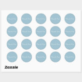 Sticker Rond Merci Love Hearts Confetti (Feuille)
