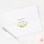 Sticker Rond Merci Mariage de Citrus Orchard (Enveloppe)