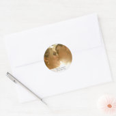 Sticker Rond Merci Mariage de photo (Enveloppe)