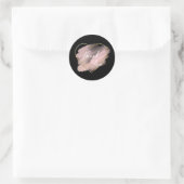 Sticker Rond Merci moderne (Sac)