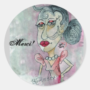 Sticker Rond Merci ! No. 3 de Sticker_Lady