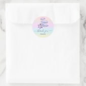 Sticker Rond Merci Ombre Pastels Stone SPA Wellness (Sac)