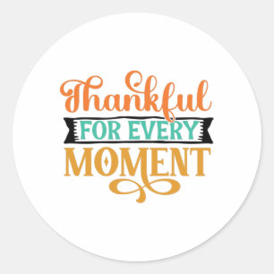 Sticker Rond Merci Pour Chaque Moment