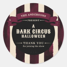 Merci pour la fête d'Halloween du cirque sombre vi