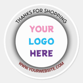 Sticker Rond Merci pour le message d'achat