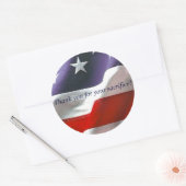 Sticker Rond Merci pour ton sacrifice ! (Enveloppe)