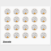 Sticker Rond Merci Pour Tout Ce Que Vous Avez Boo | Halloween M (Feuille)