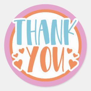 Sticker Rond Merci pour votre achat