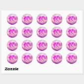 Sticker Rond Merci Pour Votre Commande Luxe Nails Rose Gold (Feuille)