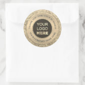 Sticker Rond Merci pour votre entreprise (Sac)