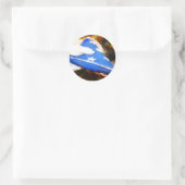 Sticker Rond Merci pour votre service (Sac)