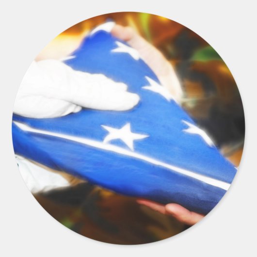 Sticker Rond Merci pour votre service (Devant)