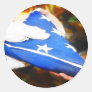 Sticker Rond Merci pour votre service