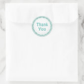 Sticker Rond Merci/Sticker-Lime (Sac)