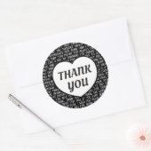 Sticker Rond Merci Super Sincere (Enveloppe)