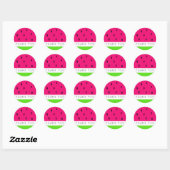 Sticker Rond Merci Watermelon (Feuille)
