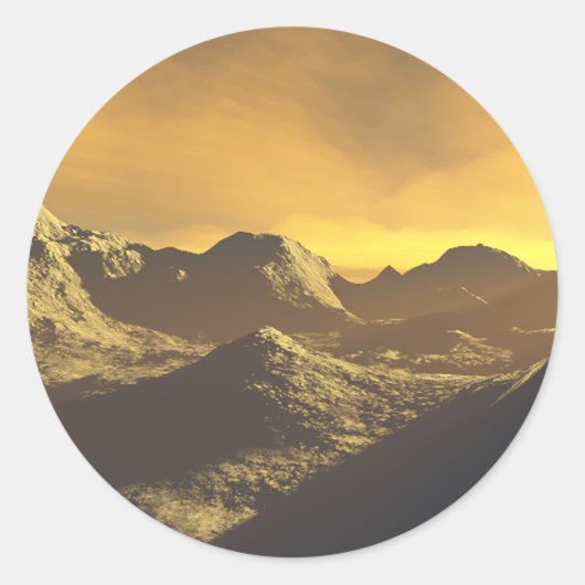 Sticker Rond Mercure (Devant)