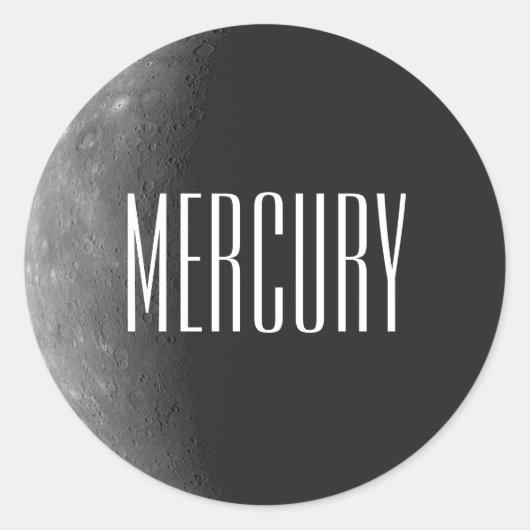 Sticker Rond Mercure (Devant)