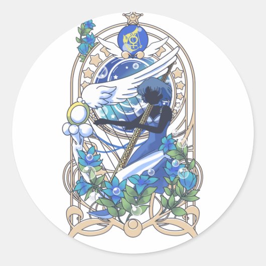 Sticker Rond Mercury Neo Aqua Rhapsodie (Devant)